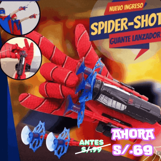 GUANTE SPIDERMAN CON LANZA DARDOS