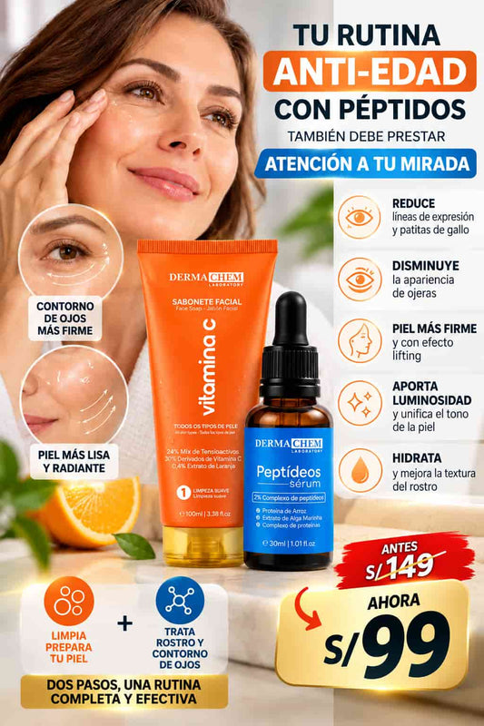 SERUM PEPTIDOS Y LIMPIADOR VIT. C DERMACHEM