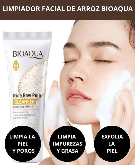 LIMPIADOR FACIAL DE ARROZ BIOAQUA