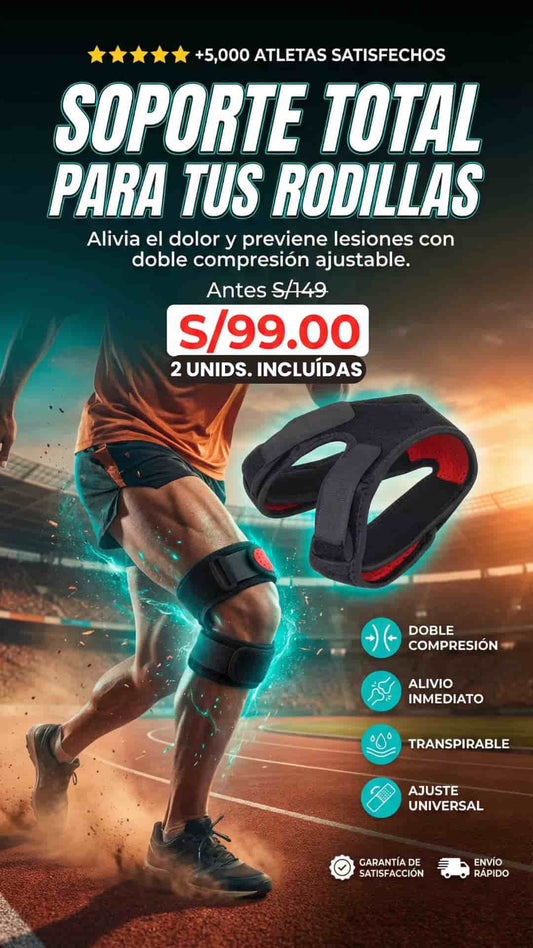 RODILLERA MENISQUERA DOBLE SOPORTE AJUSTABLE