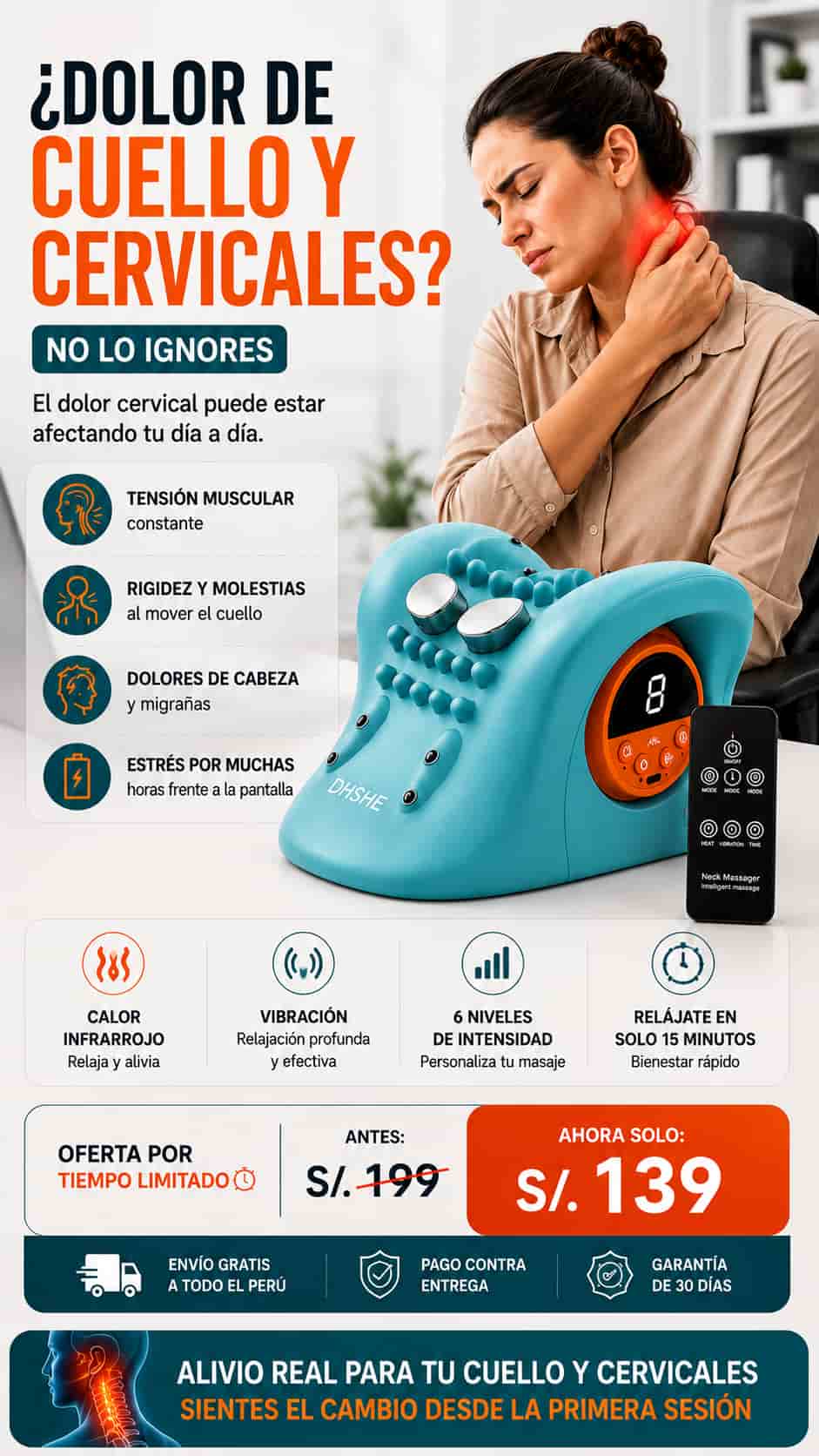 MASAJEADOR INTELIGENTE CUELLO