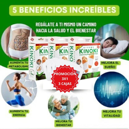 PARCHE DETOX KINOKI - PACK DE 30 UNIDS.