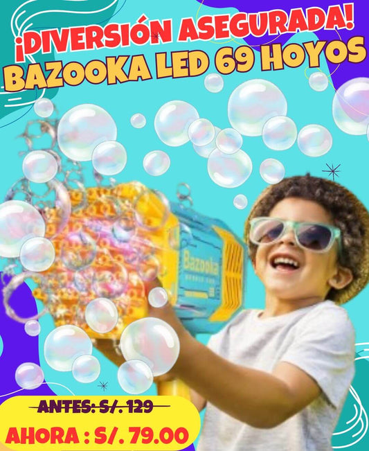 BAZOOKA 69 HOYOS BURBUJAS ROCKET