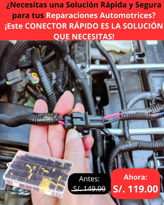 KIT DE 352 CONECTORES ELÉCTRICOS AUTOMOTRIZ