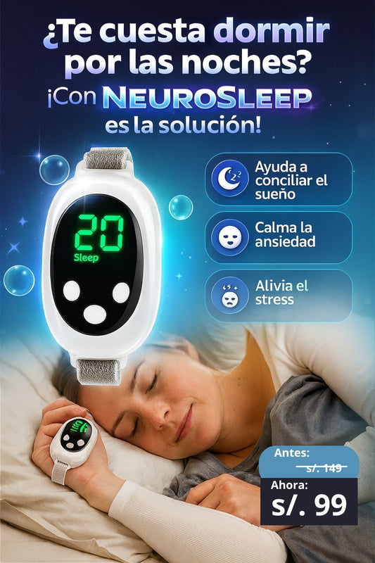 NEUROSLEEP - DISPOSITIVO PARA DORMIR Y CALMAR LA ANSIEDAD