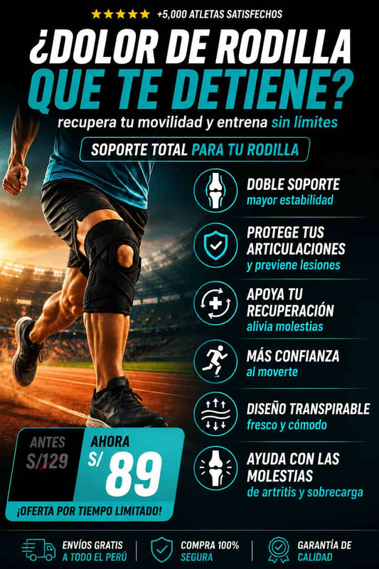 KNEE PRO 360 - Rodillera Doble Soporte